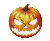 Flash часы - Halloween